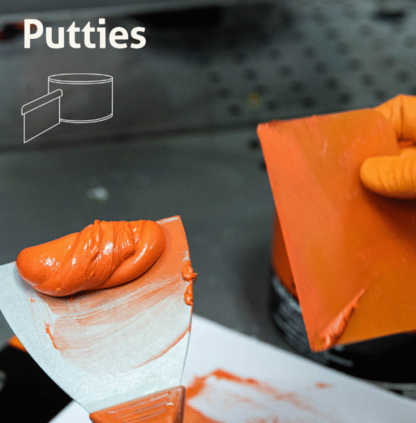 4CR 2370 Multi Orange Putty 1.5 kg incl. hardener - Image 3