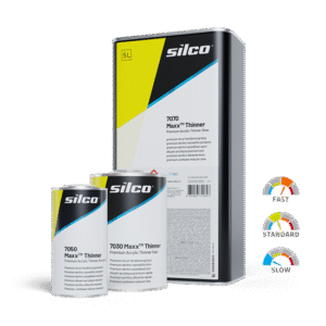 SILCO| 7050 5 Liter Premium Acrylic Reducer for Automotive Paint, Primer & Clear Coat
