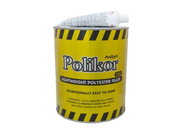 POLIKOR Gold Light Weight Body Filler 3LT Can + Hardener