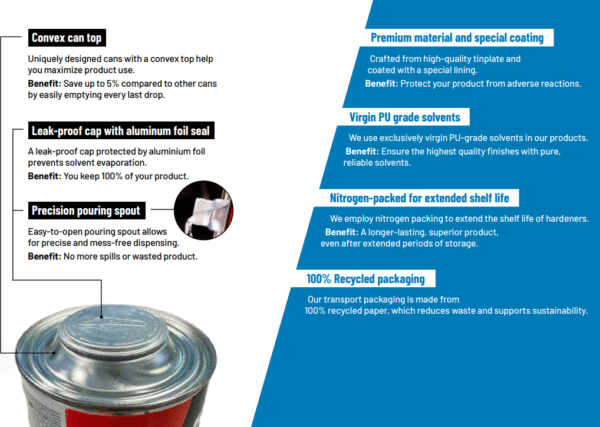 SILCO| 9150 X15 Lumina 2K ULTRA High Gloss Urethane Clearcoat Medium QUART (Hardener Included) 2:1 - Image 4