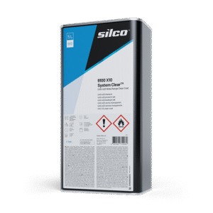 SILCO | 9100 X10 High Gloss 2:1 Ultra High Solids Clear Coat 5 Liter & Medium Hardener