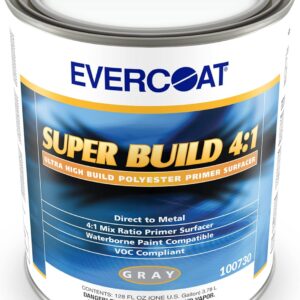 Evercoat Super Build 4:1 Polyester Primer Surfacer for Aluminum, Fiberglass - 128 Fl Oz