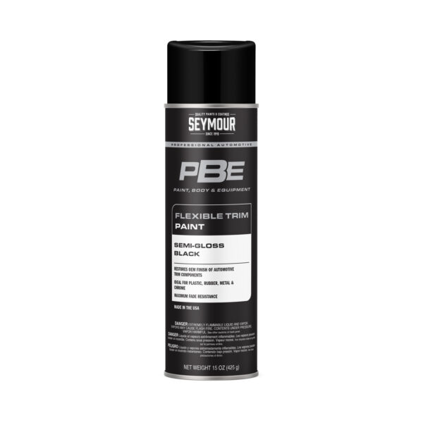 PBE Flexible Trim Spray Paint, Semi-Gloss Black (15 oz)