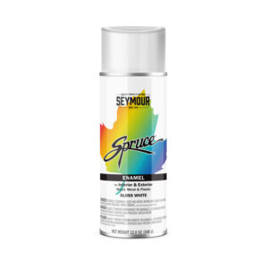 98-2 Seymour Spruce Enamel Spray Paint, Gloss White (12 oz.)
