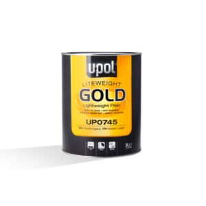 UPOL 0745 Liteweight Gold Filler 3Liter can with hardener